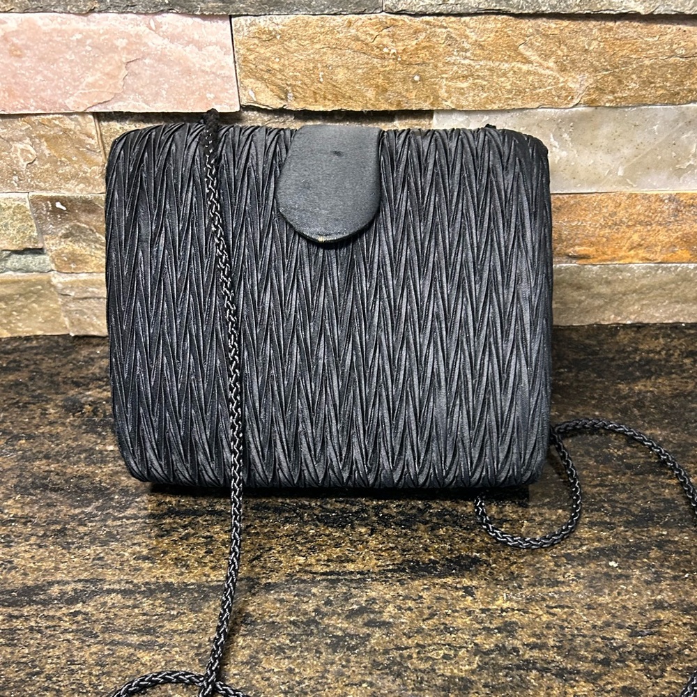 BLACK EVENING BAG | Crossbody